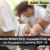 Backward Classes Welfare Dept, Karnataka invite application for CA Foundation Coaching 2024 - 25