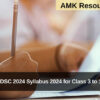 AP MEGA DSC 2024 Syllabus 2024 for Class 3 to 10 released