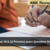 CBSE Class 10 & 12 Previous years Questions for Practice