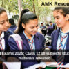 CBSE Board Exams 2025: Class 12 all subjects student support materials released