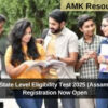 North East State Level Eligibility Test 2025 (Assam SLET 2025) Registration Now Open