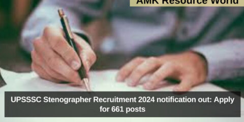 UPSSSC Stenographer Recruitment 2024 notification out: Apply for 661 posts