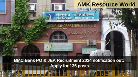 BMC Bank PO & JEA Recruitment 2024 notification out: Apply for 135 posts