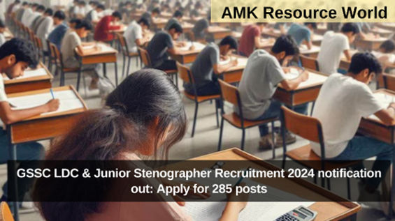 GSSC LDC & Junior Stenographer Recruitment 2024 notification out: Apply for 285 posts