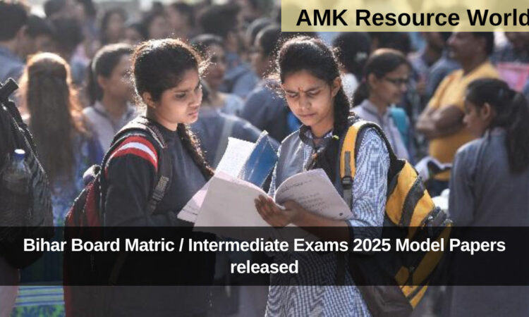 Bihar Board Matric / Intermediate Exams 2025 Model Papers released