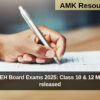 Haryana BSEH Board Exams 2025: Class 10 & 12 Model Papers released