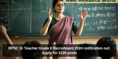 RPSC Sr Teacher Grade II Recruitment 2024 notification out: Apply for 2129 posts