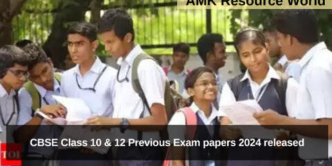 CBSE Class 10 & 12 Previous Exam papers 2024 released