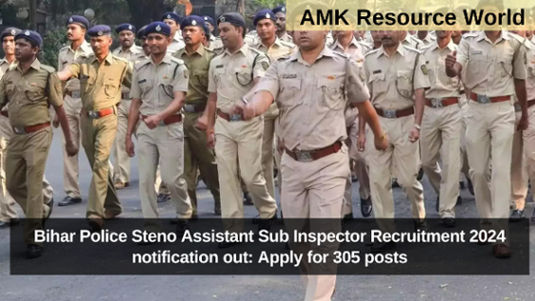 Bihar Police Steno Assistant Sub Inspector Recruitment 2024 notification out: Apply for 305 posts