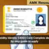 Unique Disability Identity (UDID) Card Complete details & Step by step guide to apply