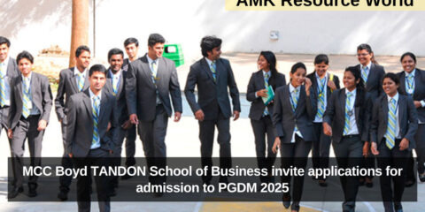 MCC Boyd TANDON School of Business invite applications for admission to PGDM 2025