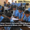 Bengaluru Urban District, Karnataka SSLC Boards Exams all subjects Resource Books 2024 - 25 released