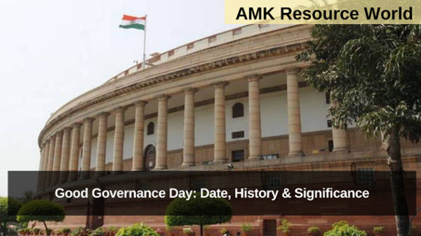 Good Governance Day: Date, History & Significance