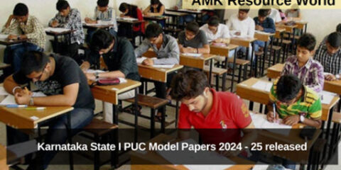 Karnataka State I PUC Model Papers 2024 - 25 released