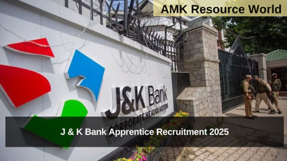 J & K Bank Apprentice Recruitment 2025