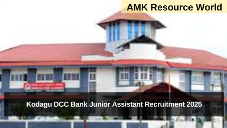 Kodagu DCC Bank Junior Assistant Recruitment 2025