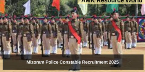 Mizoram Police Constable Recruitment 2025