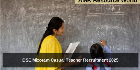 DSE Mizoram Casual Teacher Recruitment 2025