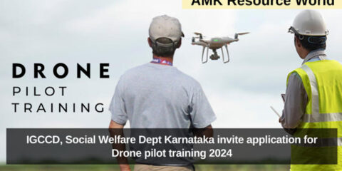 IGCCD, Social Welfare Dept Karnataka invite application for Drone pilot training 2024