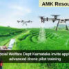 IGCCD, Social Welfare Dept Karnataka invite application for advanced drone pilot training