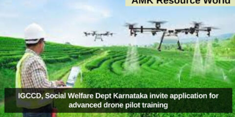 IGCCD, Social Welfare Dept Karnataka invite application for advanced drone pilot training