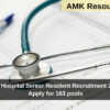 RML Hospital Senior Resident Recruitment 2025