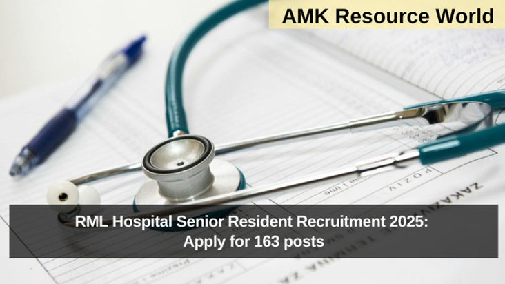 RML Hospital Senior Resident Recruitment 2025