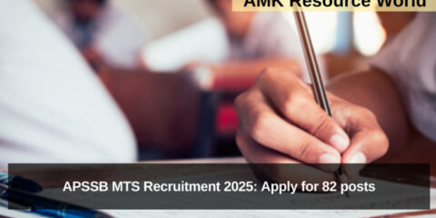 APSSB MTS Recruitment 2025