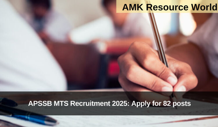 APSSB MTS Recruitment 2025