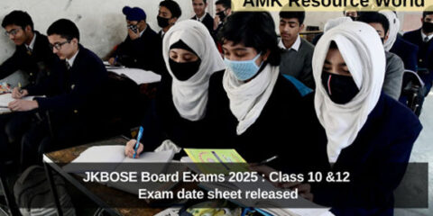 JKBOSE Board Exams 2025