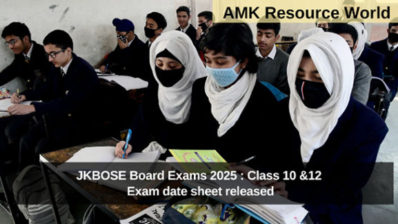 JKBOSE Board Exams 2025