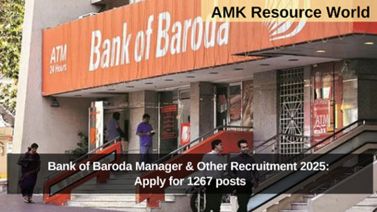 Bank of Baroda Manager & Other Recruitment 2025