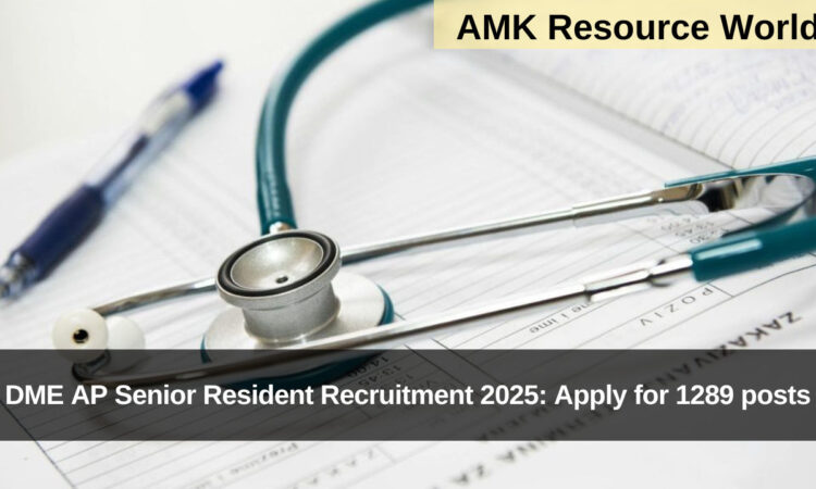 DME AP Senior Resident Recruitment 2025