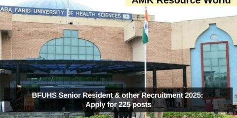 BFUHS Senior Resident & other Recruitment 2025