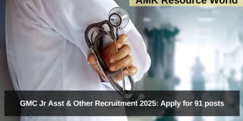 GMC Jr Asst & Other Recruitment 2025