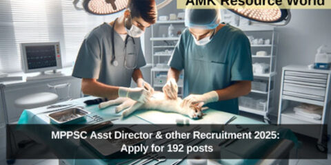 MPPSC Asst Director & other Recruitment 2025