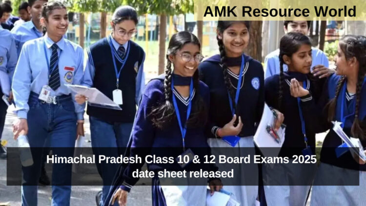 Himachal Pradesh Class 10 & 12 Board Exams 2025