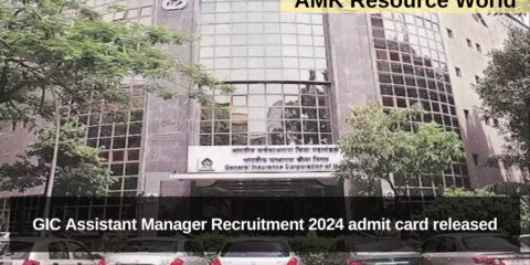 GIC Assistant Manager Recruitment 2024