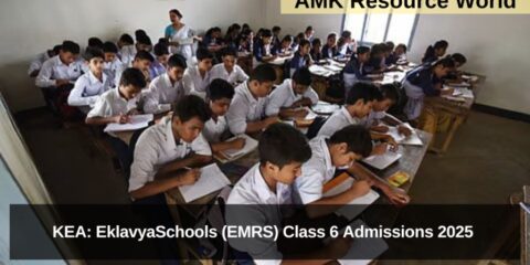 KEA: EklavyaSchools (EMRS) Class 6 Admissions 2025