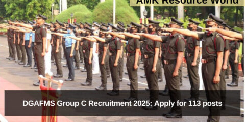 DGAFMS Group C Recruitment 2025