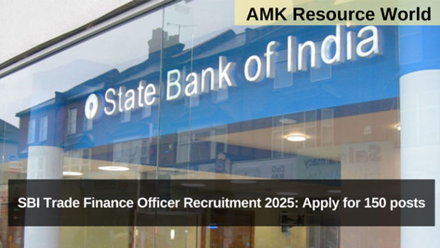 SBI Trade Finance Officer Recruitment 2025