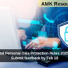 Draft Digital Personal Data Protection Rules 2025