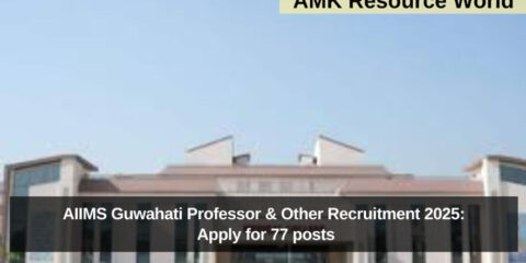 AIIMS Guwahati Professor & Other Recruitment 2025