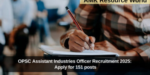 OPSC Assistant Industries Officer Recruitment 2025