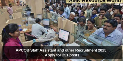 APCOB Staff Assistant and other Recruitment 2025