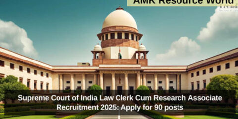 Supreme Court of India Law Recruitment 2025