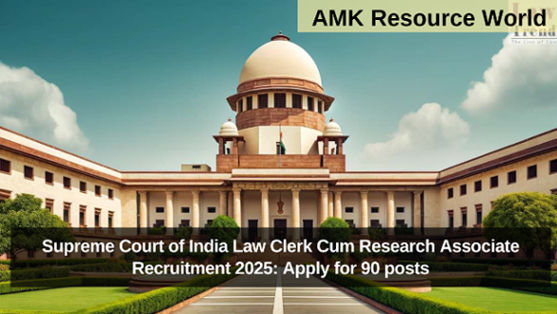 Supreme Court of India Law Recruitment 2025