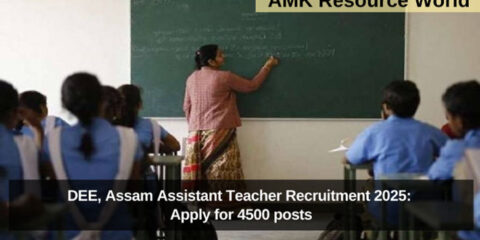 DEE, Assam Assistant Teacher Recruitment 2025