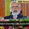 Daily Current Affairs: 14th January 2025