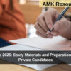 SSLC Exams 2025: Study Materials and Preparation Strategy for Private Candidates